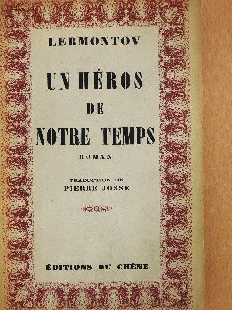 Lermontov - Un héros de notre temps [antikvár]