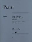 PIATTI - ZWÖLF CAPRICCI FÜR VIOLONCELLO SOLO OP.25 URTEXT (BELLISARIO/PIATTI)