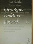 Országos Doktori Jegyzék I. [antikvár]