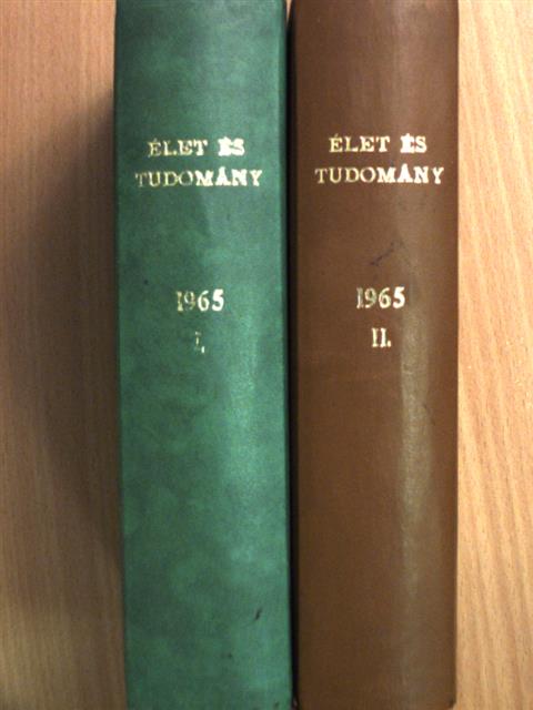 Castiglione László - Élet és Tudomány 1965. (nem teljes évfolyam) I-II. [antikvár]