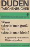Wolfgang Mentrup - Wann schreibt man groß, wann schreibt man klein? [antikvár]