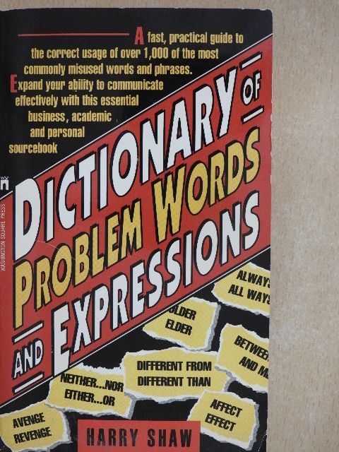 Harry Shaw - Dictionary of Problem Words and Expressions [antikvár]
