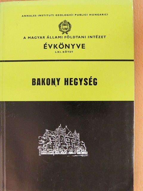 Haas János - A Magyar Állami Földtani Intézet Évkönyve LXI. kötet [antikvár]