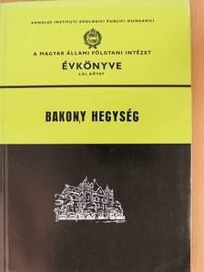 Haas János - A Magyar Állami Földtani Intézet Évkönyve LXI. kötet [antikvár]