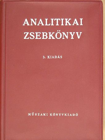Dr. Bányai Éva - Analitikai zsebkönyv [antikvár]