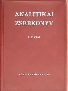 Dr. Bányai Éva - Analitikai zsebkönyv [antikvár]