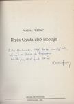 VADAS FERENC - Illyés Gyula első iskolája (dedikált) [antikvár]