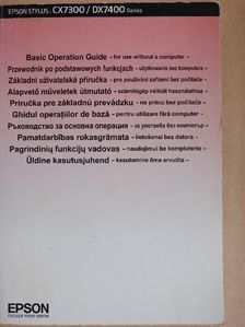 Epson Stylus CX7300/DX7400 Alapvető műveletek útmutató [antikvár]