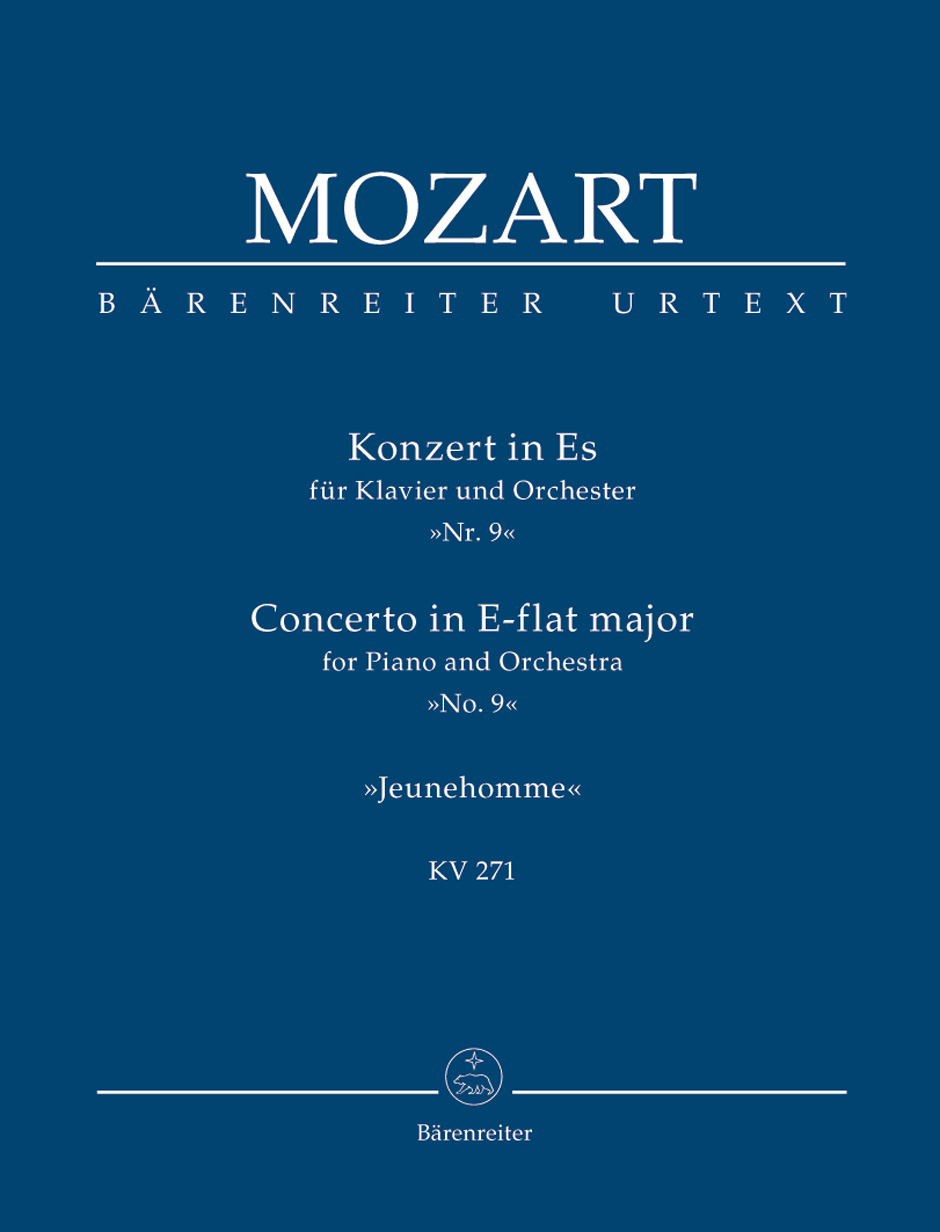 MOZART, W,A, - KONZERT IN ES FÜR KLAVIER UND ORCHESTER "NO.9" KV 271 STUDIENPARTITUR