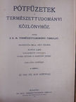Bartucz Lajos - Pótfüzetek a Természettudományi Közlönyhöz 1914/1-4. [antikvár]