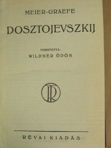 Meier-Graefe - Dosztojevszkij [antikvár]