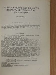 Bánkúti Imre - Iratok a kurucok első dunántúli hadjáratának történetéhez [antikvár]