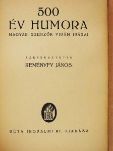 Arany János - 500 év humora [antikvár]