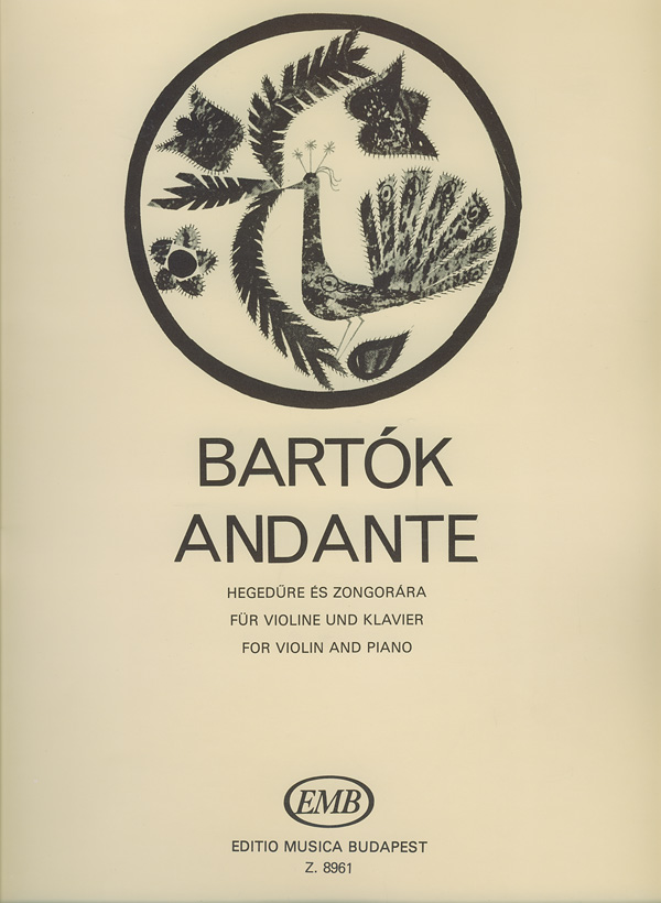 BARTÓK - ANDANTE HEGEDŰRE ÉS ZONGORÁRA (SOMFAI LÁSZLÓ)