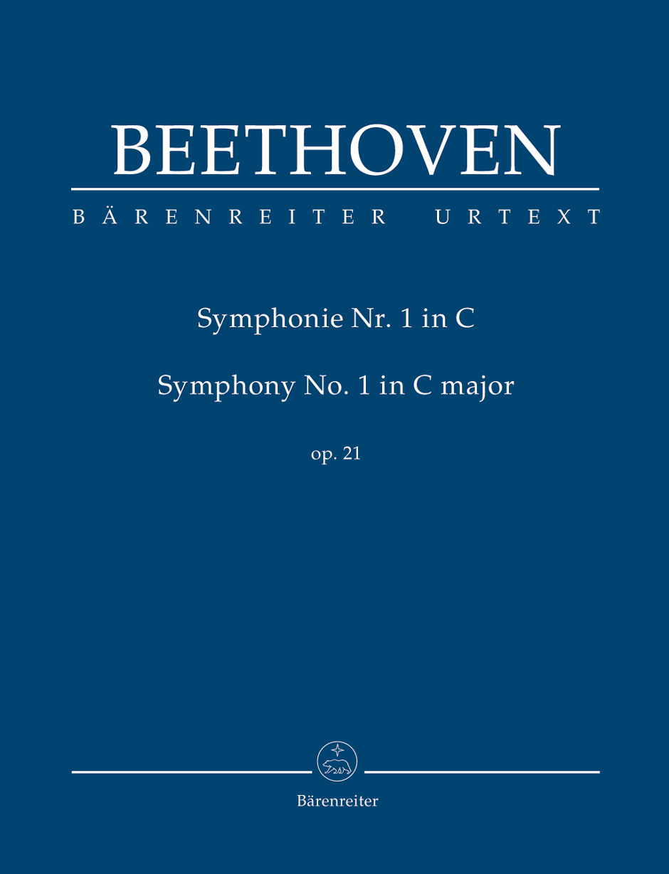 BEETHOVEN - SYMPHONIE NR.1 IN C-DUR OP.21 TASCHENPARTITUR URTEXT (JONATHAN DEL MAR)