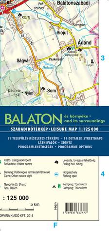 .- - Balaton és környéke (térkép)
