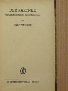 Josef Winschuh - Der partner [antikvár]