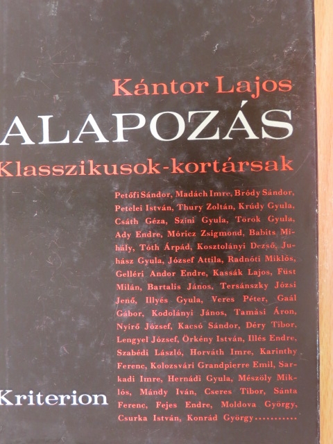 Kántor Lajos - Alapozás [antikvár]