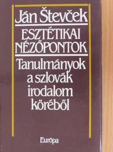 Ján Stevcek - Esztétikai nézőpontok [antikvár]