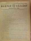 Magyar Közlöny 1949. január 1.-március 31. [antikvár]