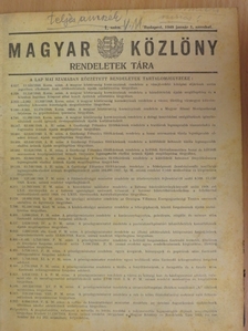 Magyar Közlöny 1949. január 1.-március 31. [antikvár]