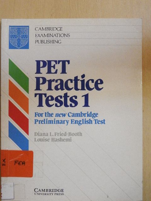 Diana L. Fried-Booth - PET Practice Tests 1 [antikvár]