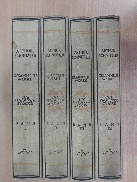 Arthur Schnitzler - Die Theaterstücke von Arthur Schnitzler I-IV. [antikvár]