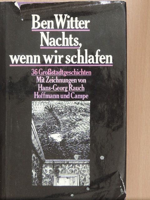 Ben Witter - Nachts, wenn wir schlafen [antikvár]