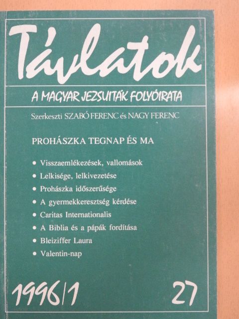 Babos István - Távlatok 1996/1. [antikvár]