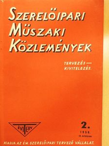 Csanády Zoltán - Szerelőipari Műszaki Közlemények 1958. március-április [antikvár]