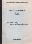 Dr. Csanád Béla - Hitoktatási vázlatok 6. füzet I. kötet [antikvár]