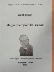 Csihák György - Magyar nempolitikai írások [antikvár]