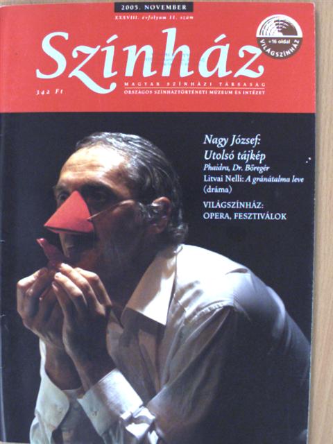 Csont András - Színház 2005. november [antikvár]