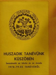Csergő Miklósné - Huszadik tanévünk küszöbén [antikvár]