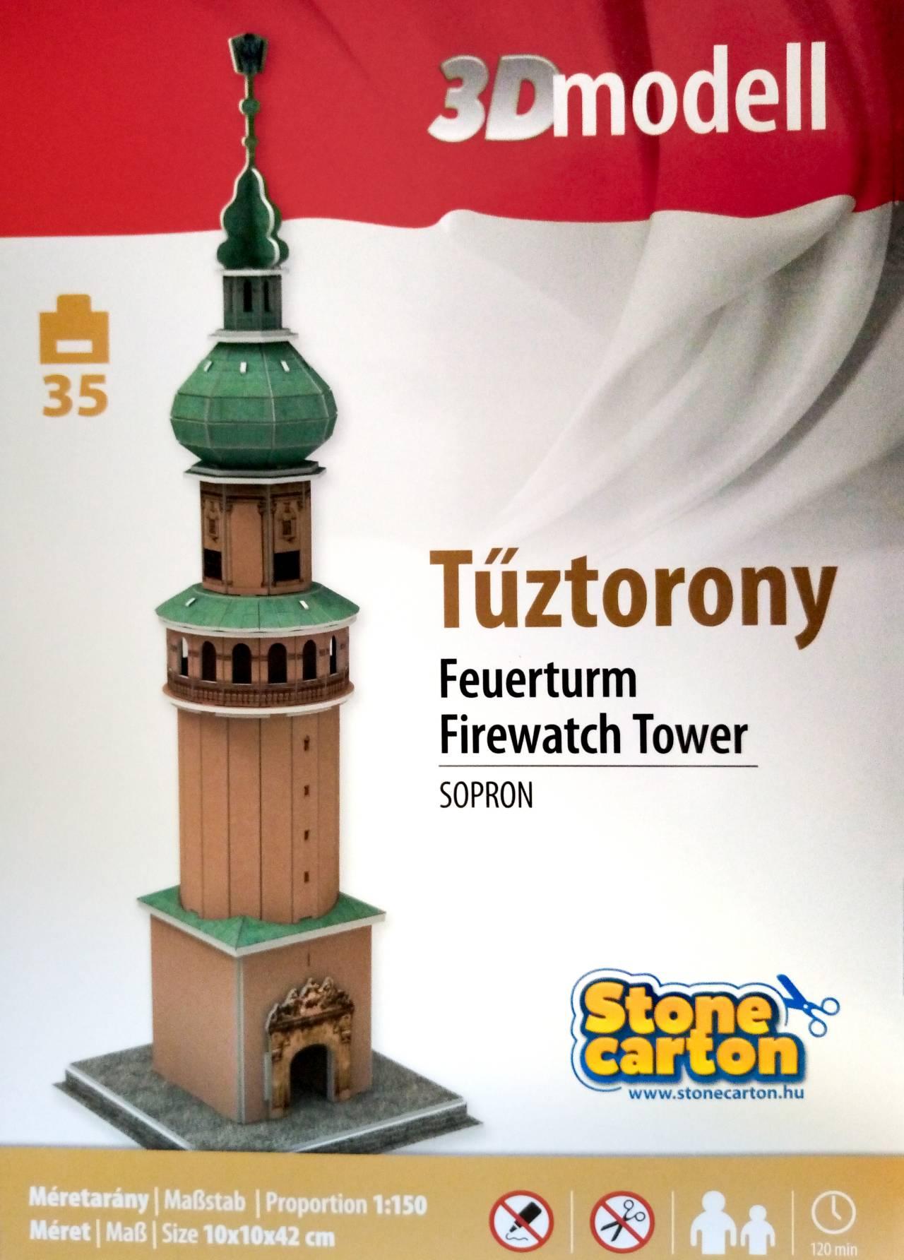 Tűztorony 3D modell