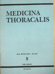 Böszörményi Miklós - Medicina Thoracalis 1989. május [antikvár]