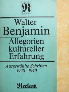 Walter Benjamin - Allegorien kultureller Erfahrung [antikvár]