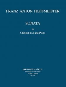 HOFFMEISTER - SONATA FOR CLARINET IN A AND PIANO