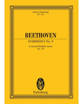 BEETHOVEN - SYMPHONY NO.9 d MINOR OP.125, STUDIENPARTITUR (RICHARD CLARKE) ANT.