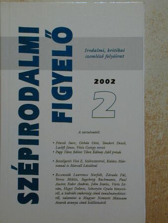 Bálint Tibor - Szépirodalmi figyelő 2002/2. [antikvár]