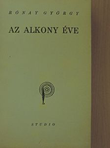 Rónay György - Az alkony éve [antikvár]