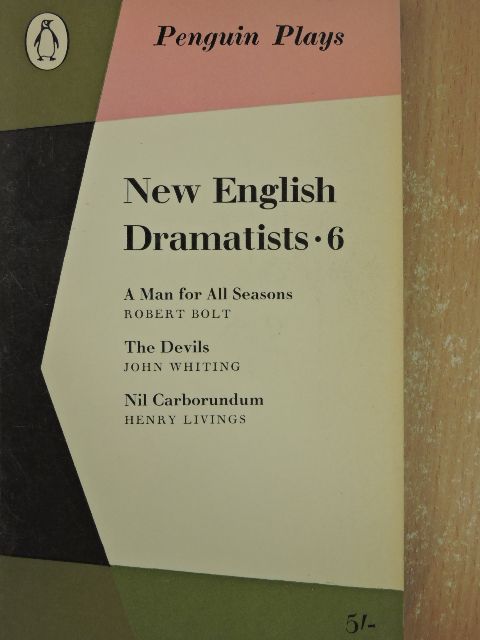 Henry Livings - New English Dramatists 6. [antikvár]