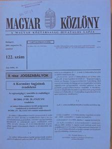 Magyar Közlöny 2004. augusztus 28. [antikvár]