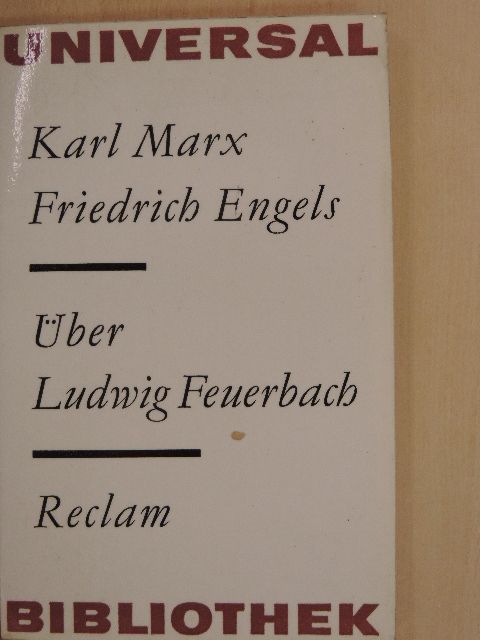 Friedrich Engels - Über Ludwig Feuerbach [antikvár]