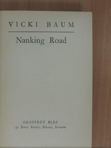 Vicki Baum - Nanking Road [antikvár]