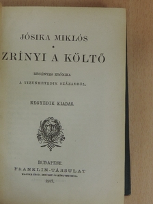 Jósika Miklós - Zrínyi a költő [antikvár]