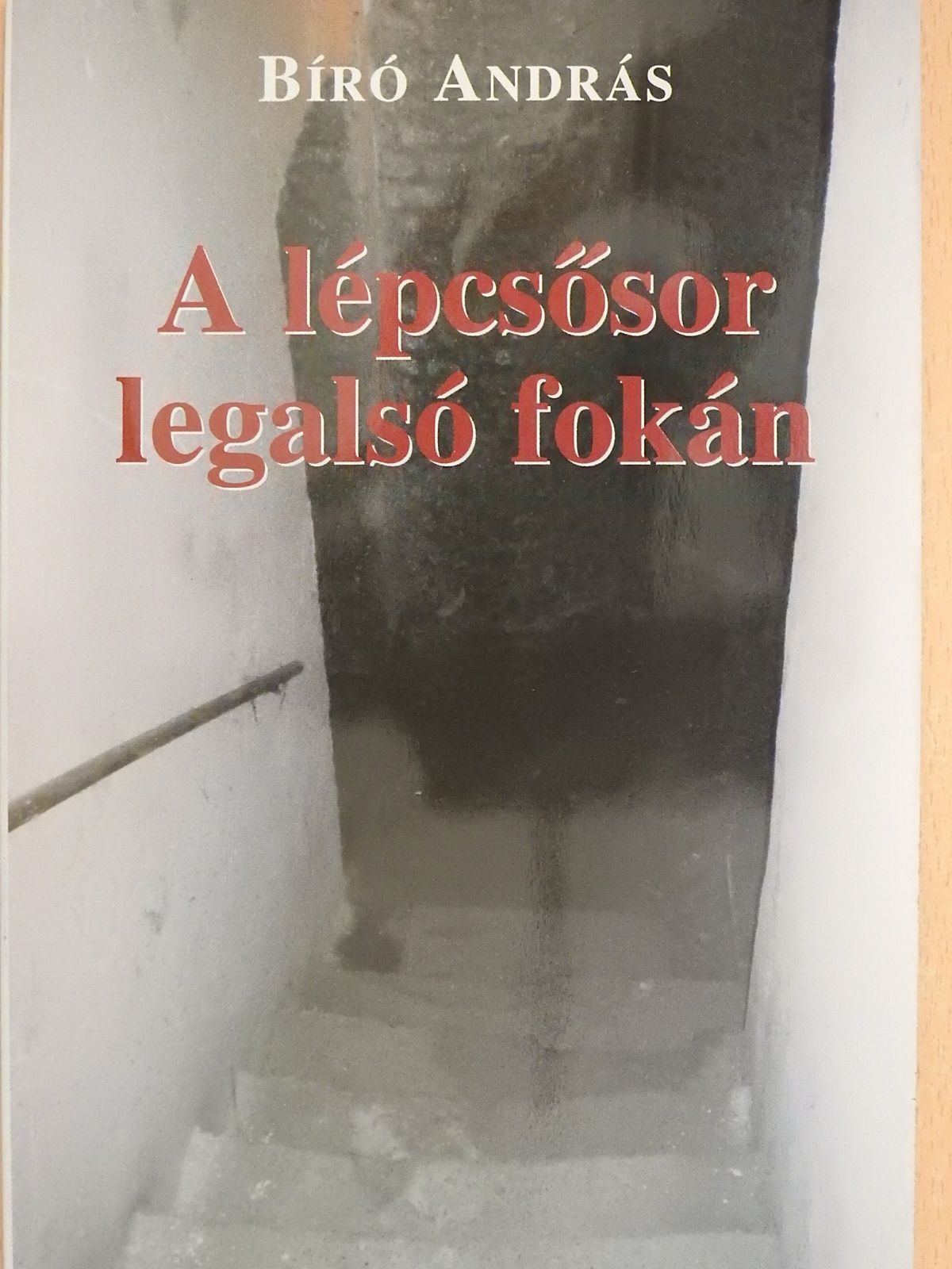 Bíró András - A lépcsősor legalsó fokán (dedikált példány) [antikvár]