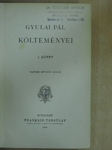 Gyulai Pál - Gyulai Pál költeményei I-II. [antikvár]