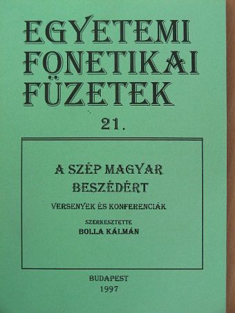 Balázs Géza - A szép magyar beszédért [antikvár]