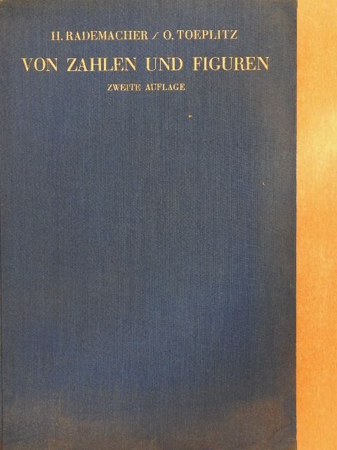 Hans Rademacher - Von Zahlen und Figuren [antikvár]